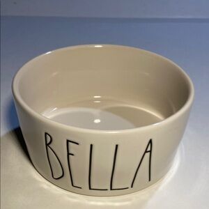 Rae Dunn “Bella” Dog Dish